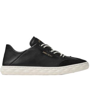 Jimmy Choo Lace-Up Sneakers - Black
