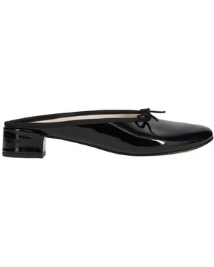 Repetto Round Head Muller Shoes - Black