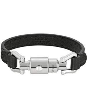 Gucci Piston Closure Bracelet - Black