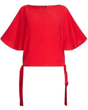 Liu Jo Tie-Down Hem Top - Red