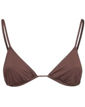 St. Agni Triangle Bikini Top - Brown
