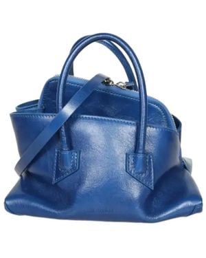 The Attico The Top Handle Shoulder Bag - Blue
