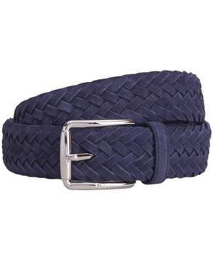 Tod's Braided Buckle Belt - Blue