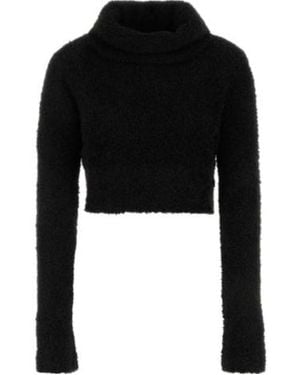 Saint Laurent Turtleneck Long-Sleeved Jumper - Black