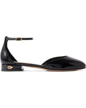 Jennifer Chamandi Luca 20 Patent-Leather Court Shoes - Black