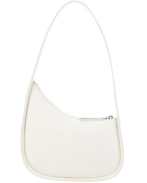 The Row Half Moon Shoulder Bag - White