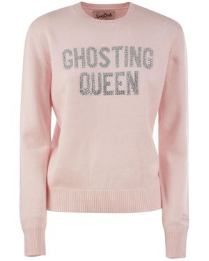 MC2 Saint Barth Ghosting Queen Knitted Jumper - Pink
