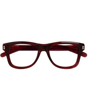 Gucci Eyewear Rectangle Frame Glasses - Multicolor