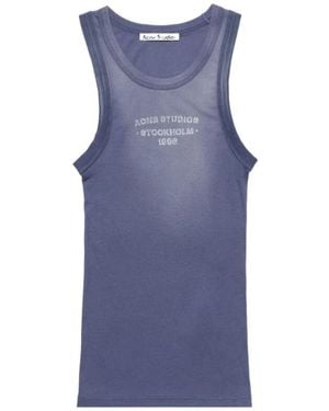 Acne Studios Sleeveless Tank Top - Blue
