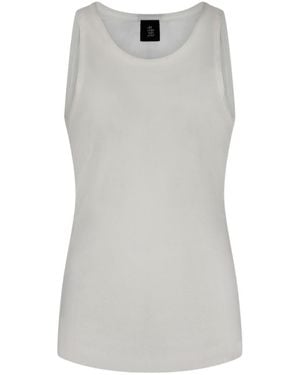 Thom Krom Ribbed Tank Top - Grey