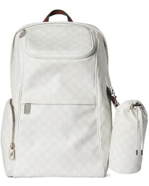 Gucci Gg Large Backpack - Gray