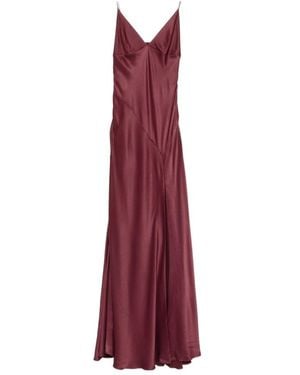 Alberta Ferretti Sleeveless Dress - Purple