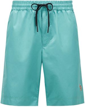 Moncler Grenoble Drawstring Bermuda Shorts - Blue