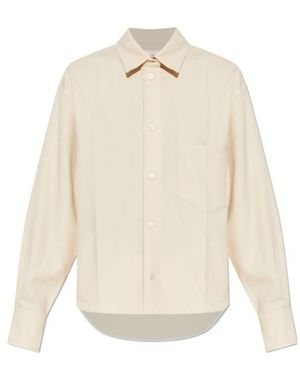 Victoria Beckham Chest-Pocket Blouse - White