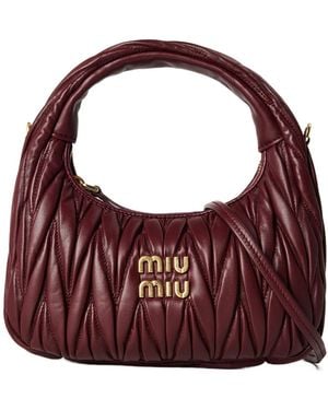 Miu Miu Wander Shoulder Bag - Red