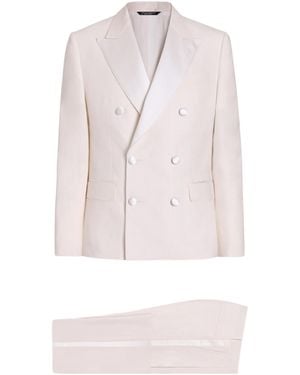 Dolce & Gabbana Double-Breasted Suit - Pink