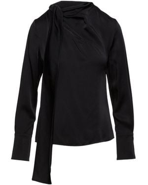 Givenchy Bow Draped Top - Black