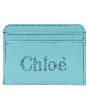Chloé Sense Card Holder - Blue