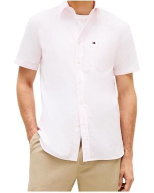 Tommy Hilfiger Short Sleeve Shirt - White