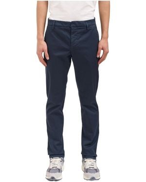 Dondup Gaubert Slim-Leg Pants - Blue