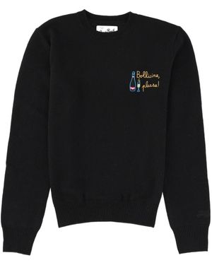 MC2 Saint Barth New Queen Embroidered Jumper - Black