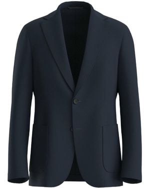 BOSS Slim-Fit Stretch-Design Blazer - Blue