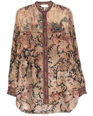 Pierre Louis Mascia Long-Sleeved Shirt - Brown
