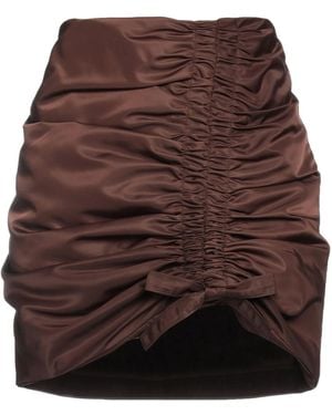 Ganni Pleated Skirt - Brown