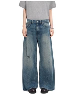 MM6 by Maison Margiela Wide-Leg Jeans - Blue