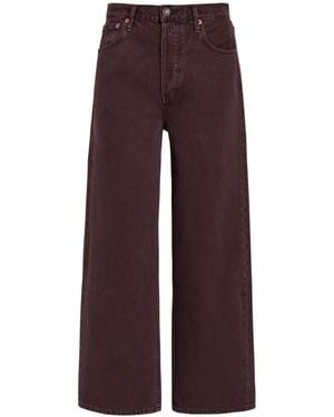 Agolde Wide-Leg Jeans - Purple