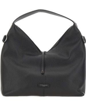 Gianni Chiarini Scilla Double-Zip Tote Bag - Black