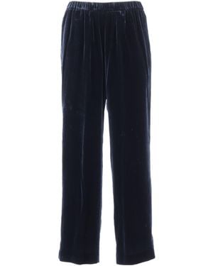 Aspesi Elastic Waist Casual Pants - Blue