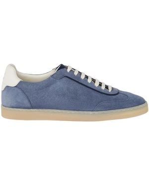 Brunello Cucinelli Low-Top Lace-Up Trainers - Blue