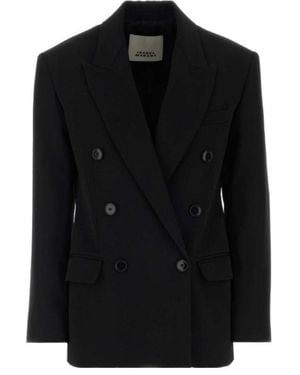 Isabel Marant Khera Double Breasted Jacket - Black