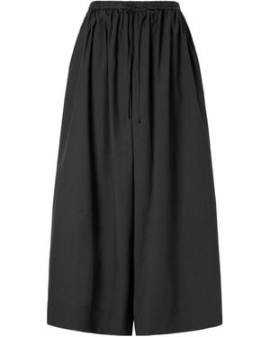 St. Agni Elastic Waist Casual Pants - Black