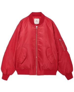 Anine Bing Long-Sleeved Casual Jacket - Red