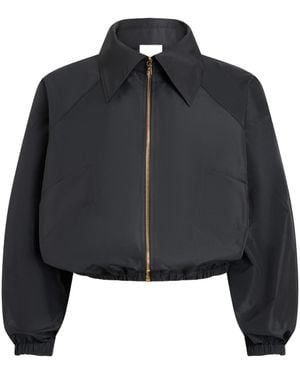 Patou Zipped Bomber Jacket - Black