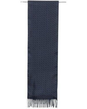 Ferragamo Tasseled Scarf - Blue