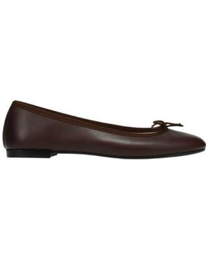 Repetto Bow-Detail Ballet Flats - Brown