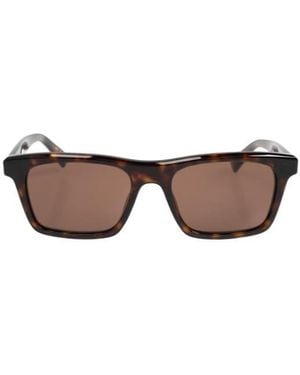 McQueen Eyewear Rectangular Frame Sunglasses - Multicolour