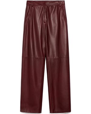 Max Mara Belt-Loop Casual Trousers - Purple