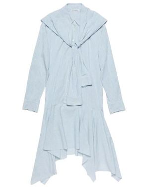 Acne Studios Striped Midi Dress - Blue