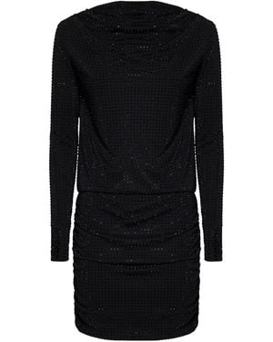 Versace Jeans Couture Couture Draped Back Mini Dress - Black
