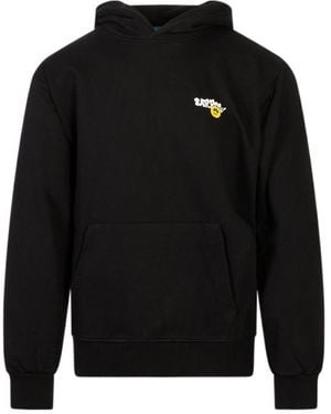 Barrow Logo Printed Hoodie - Black