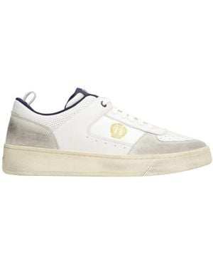 Bally Logo Low-Top Leisure Trainers - White