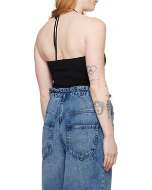 Isabel Marant Oracy Ribbed-Knit Tank Top - Blue