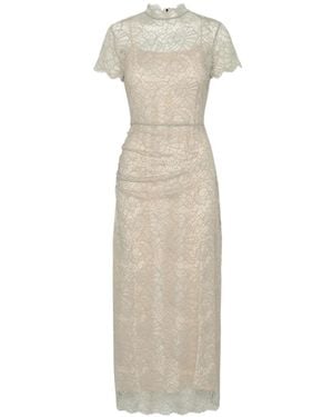 ROTATE BIRGER CHRISTENSEN Lamaja Short-Sleeved Dress - Natural