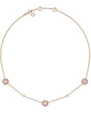 Gucci Interlocking 18K Chain Necklace - Natural