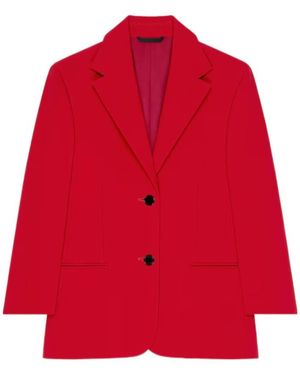 Givenchy Single-Breasted Jacket - Red