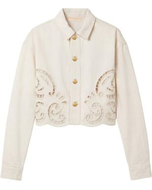 Ulla Johnson Long-Sleeve Casual Jacket - White